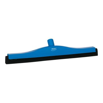 Vikan Klassieke Vloertrekker Kop met vaste nek en Zwart Rubber 50cm Blauw