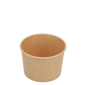 Nature kraft Salade bowl 250ml 8oz bruin