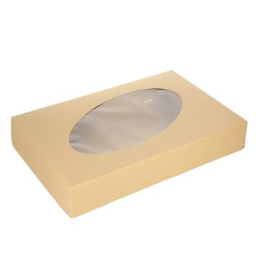 BIO Cateringdozen Nature Kraft 45cm middel 