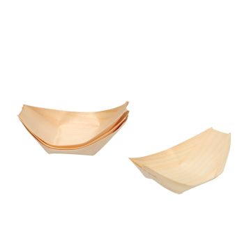 Amuse bootje hout 115x70mm