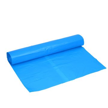 HDPE afvalzakken 80x110cm 25mu - blauw