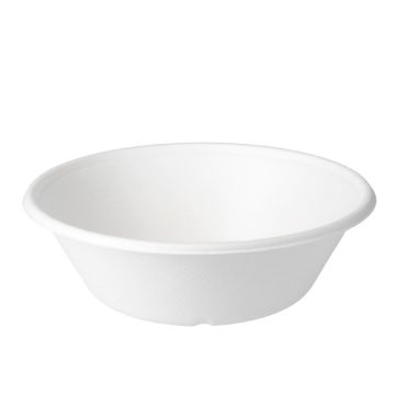 BIO Saladebowl suikerriet 1000ml wit